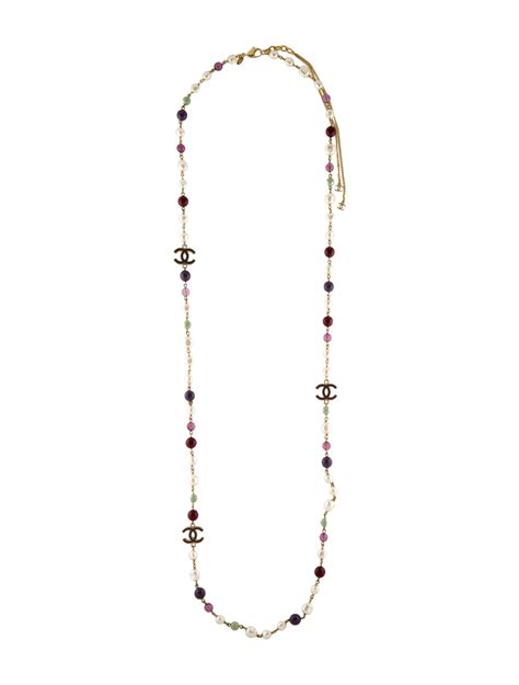 chanel station necklace|chanel necklaces for women.